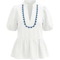 Imily Bela Bluse opal / hvid