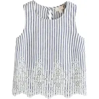 Next Bluse blå / hvid