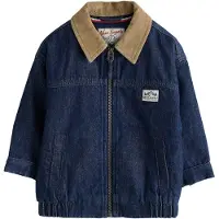 Next Overgangsjakke blue denim / lysebrun