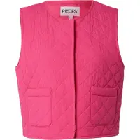 Pieces Vest 'PCSARIA' fuchsia