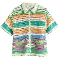 Next Cardigan lysebeige / grøn / orange / lys pink