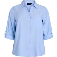 Zizzi Bluse 'Vlina' blå