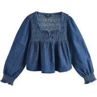 Next Bluse blue denim