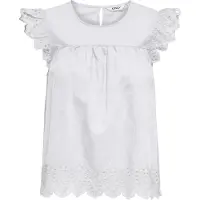 ONLY Bluse 'ONLTULUM' hvid