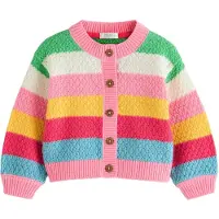 Next Cardigan lyseblå / gul / grøn / pitaya