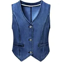 Imily Bela Vest blue denim
