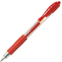 Pilot Pen PILOT- G2 PLUS - Gel Ink Rollerball pen - Rød - Fin spids