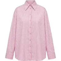 STUDIO SELECT Bluse 'Cora' lys pink / hvid