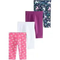 Next Leggings navy / lilla / pink / hvid