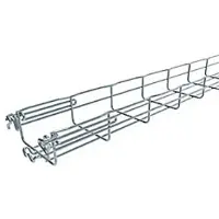 Cablofil FC 54/100-E - Gitterbakke, 54 mm, 100 mm, 3 m, Elektrogalva., Fasclic+ - (3 meter)