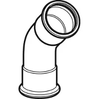 Geberit 20610, 45°, 117 mm, 57 mm