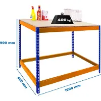 Simonwork (bancos De Trabajo) Bt0 Basic Arbejdsbord 900x1200x600 Mm