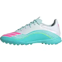 Adidas F50 Messi League Tf Aurora Radiante - Hvid/pink/turkis - Turf (Tf), størrelse 46