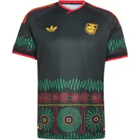 Adidas Fodboldtrøje 'Jamaika 26 x Bob Marley' gul / smaragd / rød / sort