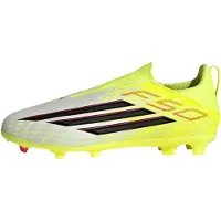 Adidas F50 League Laceless FG/AG Born For Goals - Gul/Sort/Rød Børn, størrelse 28½