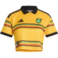 Adidas Jamaica 26 x Bob Marley Cropped hjemmebanetrøje, størrelse Small