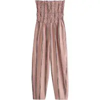 Next Jumpsuit brun / lyserød / hvid