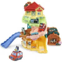 Vtech Cars Tut Tut Bluey Familiens Hus + Familiebil Spansk Version