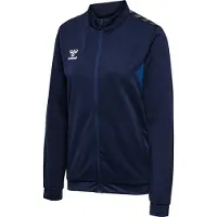 Hummel Sportssweatjakke 'Authentic' marin / mørkeblå / sort / hvid