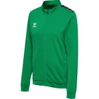 Hummel Sportssweatjakke 'AUTHENTIC' græsgrøn / sort / hvid
