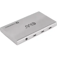 Club 3D Thunderbolt 4 Portable 5-in-1 Hub with Smart Power - Dockingstation - Thunderbolt 4 - 100 Watt