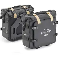 Givi CANYON sidetasker Monokey 25L vandtæt brun