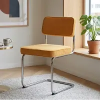 Nordic Design Theo spisebordsstol - Gul fløjl | Møbelsalg.dk