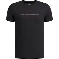 Under Armour T-shirt - Wordmark Blur - Sort - - 8 år (128) - T-Shirt