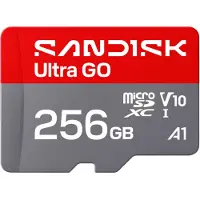 SanDisk Ultra GO microSDXC UHS-I Card 256GB / microSDXC-hukommelseskort med A1-ydelse