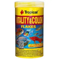 Tropical Vitality & Color vitaliserende farvefoder til fisk 1000 ml/200 g