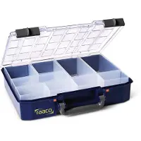 Raaco CarryLite 80 4x8-9, Blå, Polykarbonat (PC), Polypropylen (PP), 337 mm, 278 mm, 79 mm, 987 g