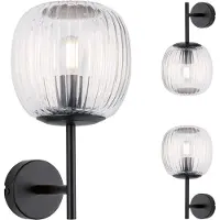 Paulmann Ruya 71144 Vægbelysning E14 Glas, Sort (mat)
