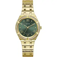 GUESS Analogt ur 'Cosmo' guld / smaragd