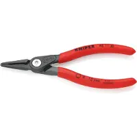 Knipex 48 11 J0, Cirkeltænger, Krom-vanadium-stål, Plast, Rød, 140 mm, 105 g