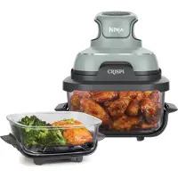 Ninja CRISPi 4-i-1 transportabel glasairfryer i Sage | FN101EUSG | af SharkNinja