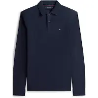 Tommy Hilfiger Herringbone Regular Fit Polo Med Lange ærmer