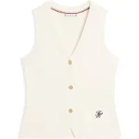 Tommy Hilfiger Strikvest elfenben