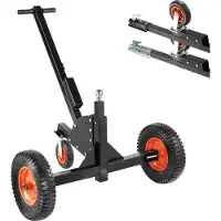 Vevor Trailer Dolly, 1500lbs tungevægtkapacitet, 2 i 1 trailerflytter med 2" kugle, 16" pneumatiske dæk og universalhjul, bærbar bugseringsvogn til flytning af bil, autocamper og trailer