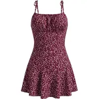 Imily Bela Jumpsuit rubinrød / hvid