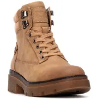 Refresh Refreshtil kvinder. 17318703-BEIGE Ankelstøvler 173187 brun (37), Fast, 1-3 cm, Lynlås, Casual, Udendørs