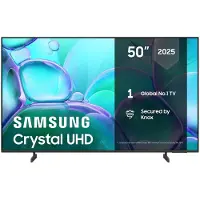 Samsung 50" Crystal UHD U7000F 4K Smart TV (2025), Black