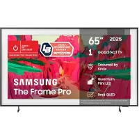 Samsung 65" The Frame Pro LS03FW Neo QLED 4K Smart TV (2025), Black