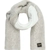 Superdry Superdrytil kvinder. W9310068A Beige strikket flettemønstret tørklæde (OSFA), Casual, Klassisk, Polyester