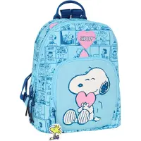 Safta Mini Snoopy Love 9.75l 27x33x10 Cm Rygsæk
