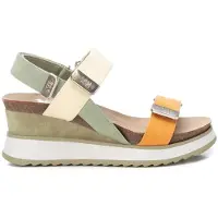 Xti Xtitil kvinder. 14282204-VERDE Sandaler 142822 grøn (39), 5-8 cm, Spænder, Casual