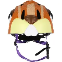 Crazy Safety Chipmunk, cykelhjelm, junior, brun