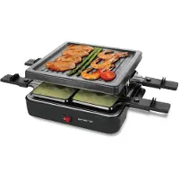 Emerio RG-120656 - Raclette/grill - 600 W - sort