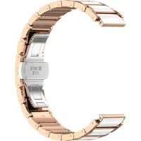 INF Keramisk rem til Huawei GT5 & GT5 Pro - 18 mm universal pasform PinkGold
