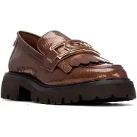 Carmela Carmelatil kvinder. 16269802-TAUPE Lædersko 162698 brun (35), 1-3 cm, Ingen, Casual, Klassisk, Patentlæder
