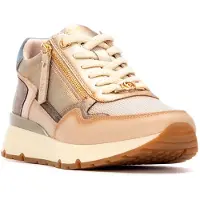 Carmela Carmelatil kvinder. 16251703-BEIGE Sneakers i læder 162517 brun (39), Fast, Lynlås, Casual